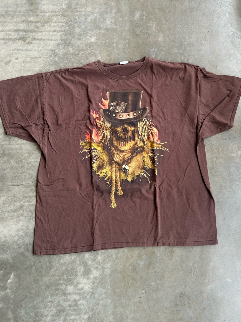 Scarecrow Skull graphic T-shirt